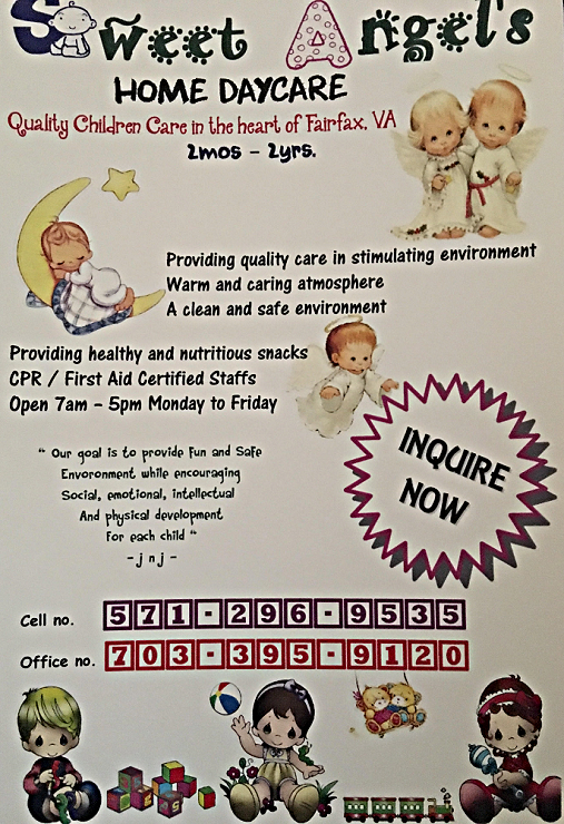 home daycare flyers